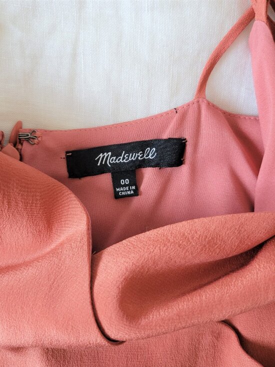 Madewell silk pleated cami dress EUC - Picture 3 of 6